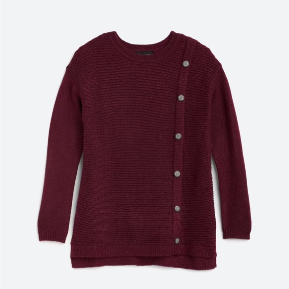 Fortune& Ivy Dolores Button Detail Sweater - Picture 5 of 5